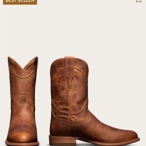 Tecovas Rustic Brown Leather Cowboy Boots
